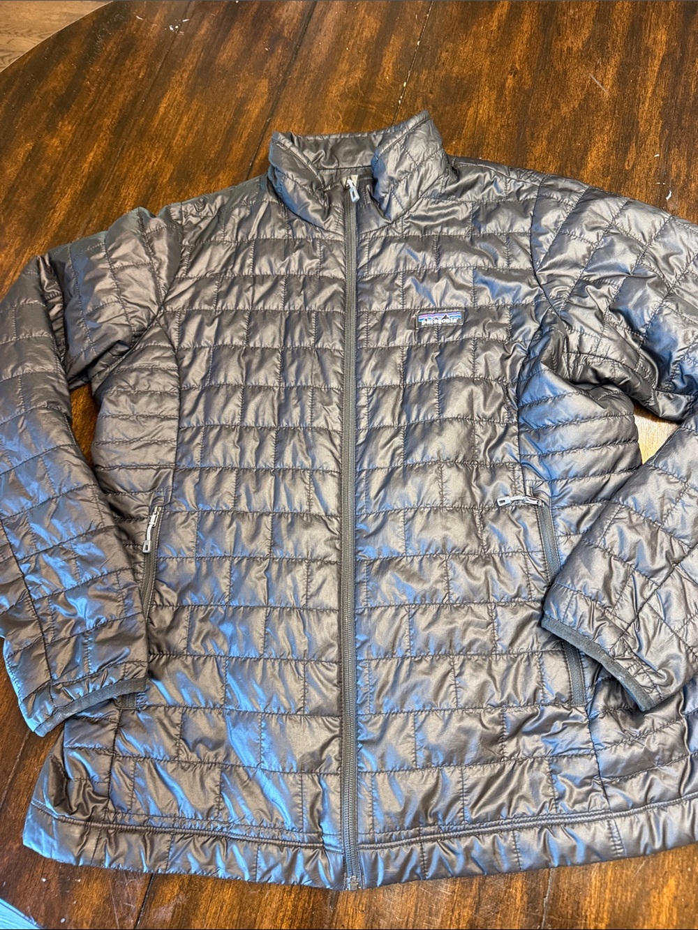 Patagonia Quilted Puffer Jacket — Gray